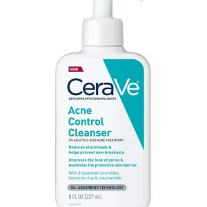 CeraVe Acne Control Cleanser with 2% Salicylic Acid